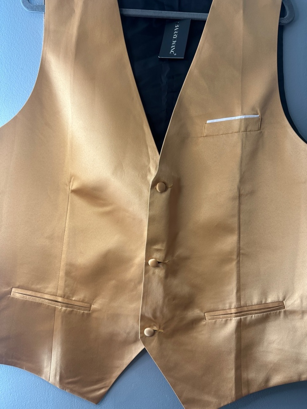 Barry Wang Men's XL Vest NEW Formal prom wedding graduation preppy business - Picture 2 of 6